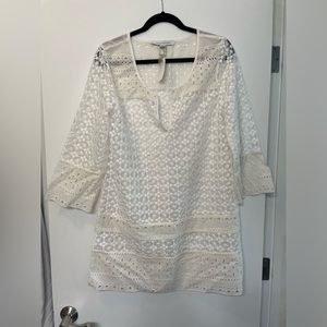 NWT - Diane Von Furstenberg beach or pool cover up size M